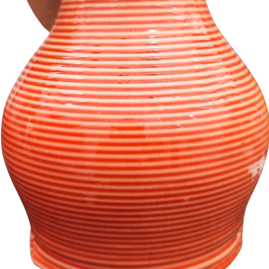 Aglaonema lucky red in idrocultura un vaso artigianale in argilla